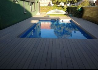 Tarima composite exterior suelo/valla