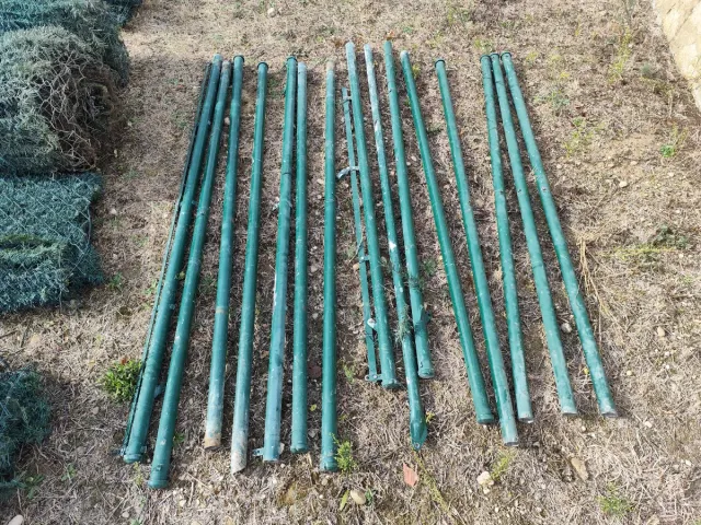 Valla 40m con postes, 2m de altura