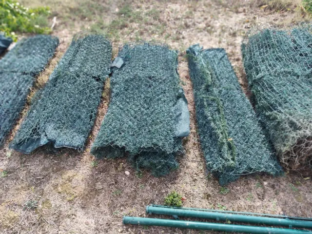 Valla 40m con postes, 2m de altura