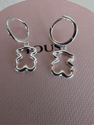 Pendientes Tous Aro Oso Plata