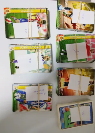 Lote cromos fútbol MundiCromo