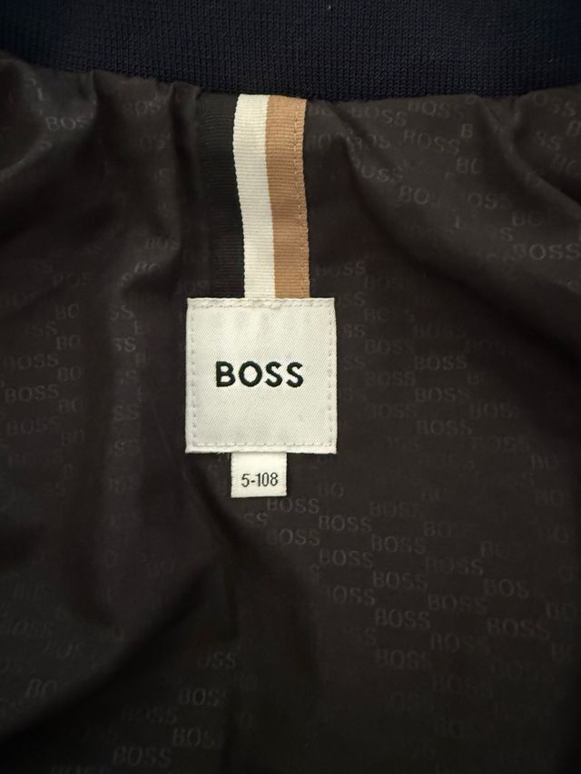 Chaqueta Boss niño azul