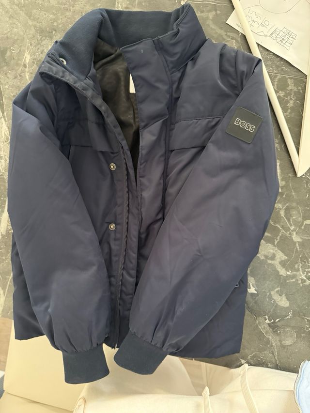 Chaqueta Boss niño azul