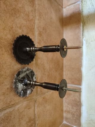 Manilla puerta armario diseño flor