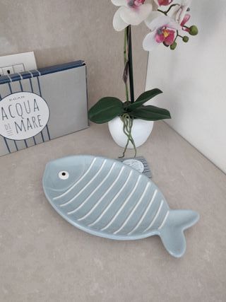 Piatto ceramica a forma di pesce