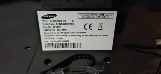 Samsung LE32R86BD TV