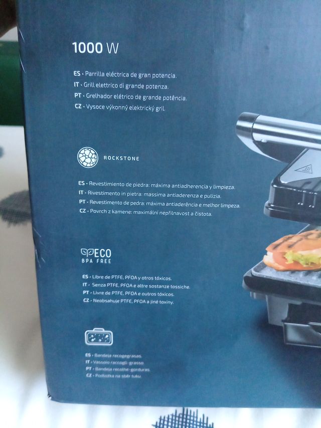 Parrilla Eléctrica Cecotec Rock'nGrill