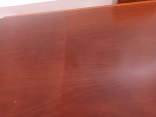 Mesa extensible de madera rectangular