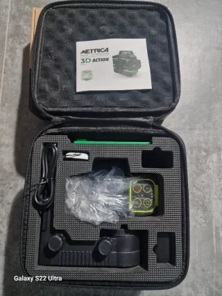 Nivel Láser Metrica 3D Action Verde