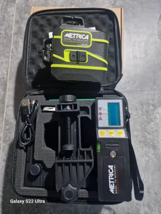 Nivel Láser Metrica 3D Action Verde