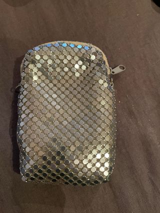 Bolso zara metalico