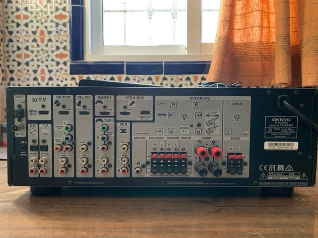 Amplificador Onkyo SR444 Dolby Atmos 7.1 bluetooth