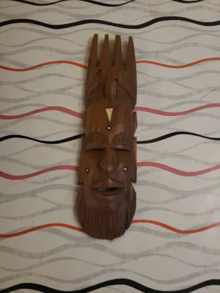 Máscara Africana Artesanal Madera