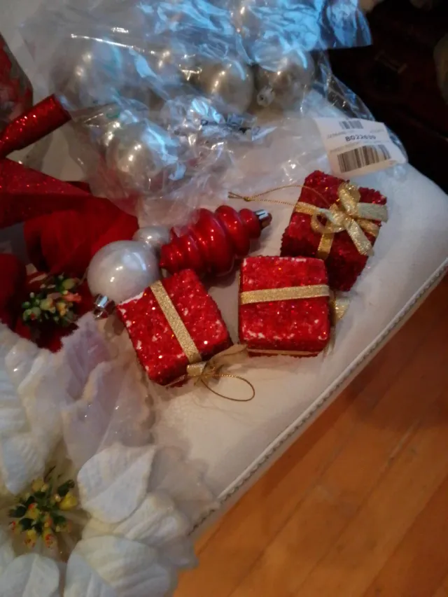 Lote Navidad Rojo y Blanco