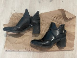 Botines Zara Talla 38 Negros