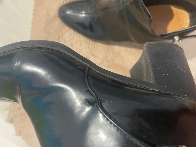 Botines Zara Talla 38 Negros