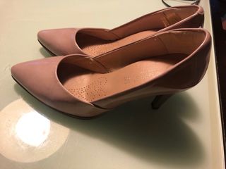 Zapatos tacón Desireé beige/rosa