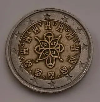 Moneda 2 Euros Portugal 2002