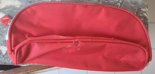 Pochette portaoggetti Colgate rossa