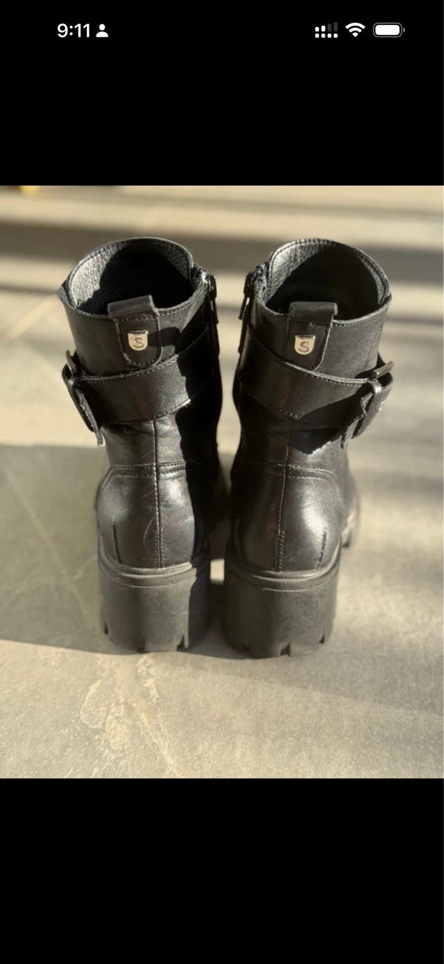 Botines Salsa Negros Talla 38