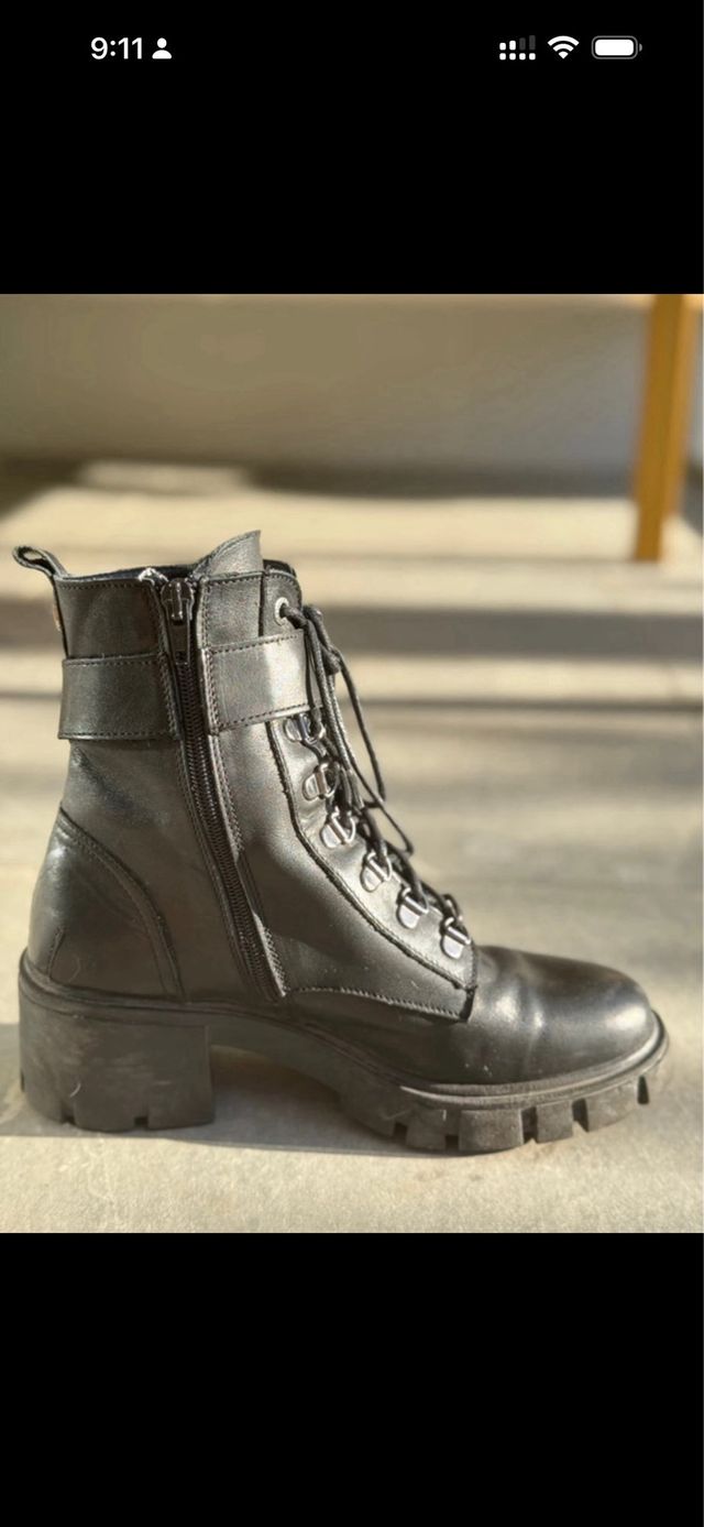 Botines Salsa Negros Talla 38