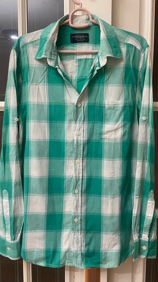 Camisa cuadros Pull&Bear M.