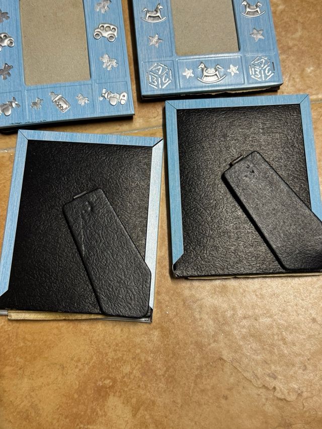 4 Marcos de Fotos Infantiles Azules