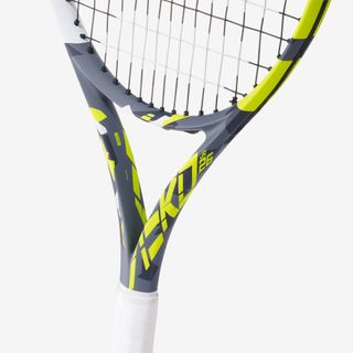 Raqueta de tenis Niño - Aero Jr 26 gris amarillo