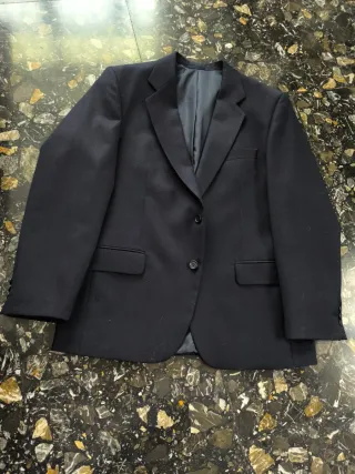 Chaqueta de traje azul marino