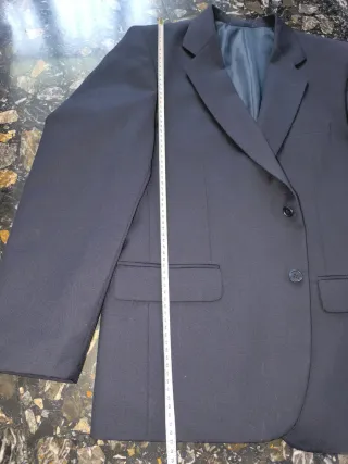 Chaqueta de traje azul marino