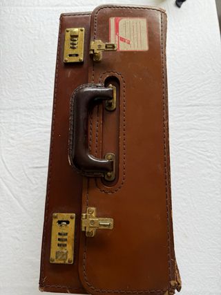 Maleta Vintage Cuero Iberia