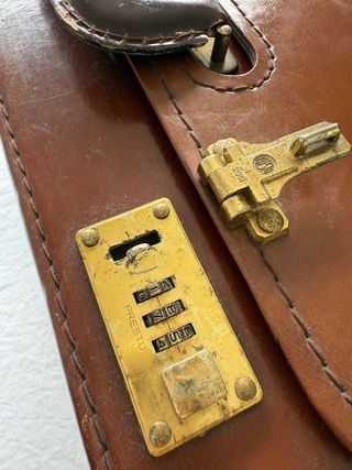 Maleta Vintage Cuero Iberia