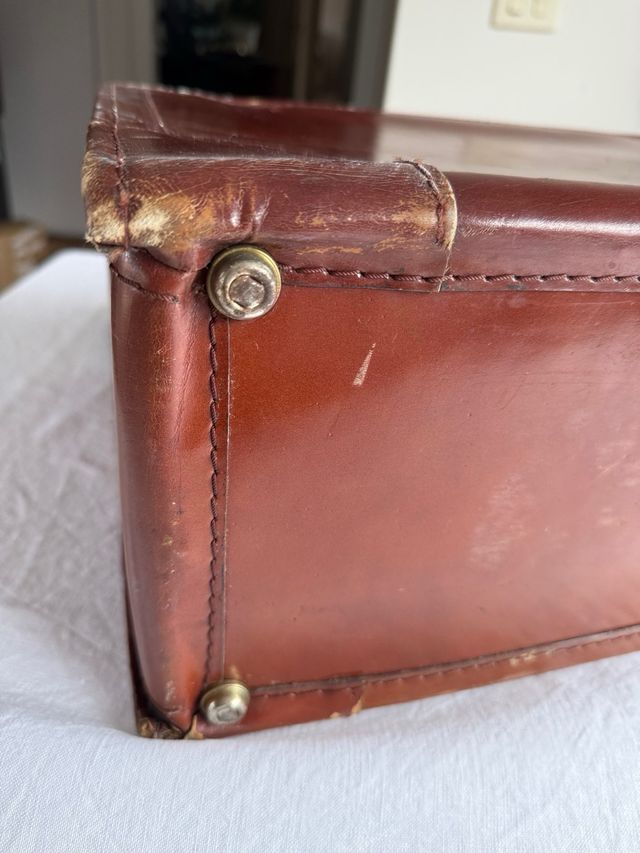 Maleta Vintage Cuero Iberia