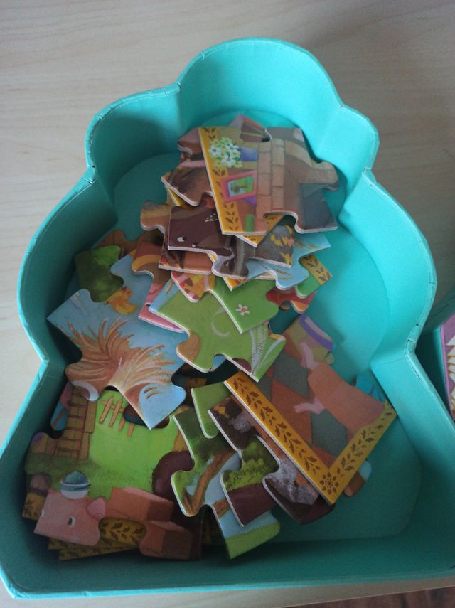 Puzzle Los Tres Cerditos Djeco 24 piezas