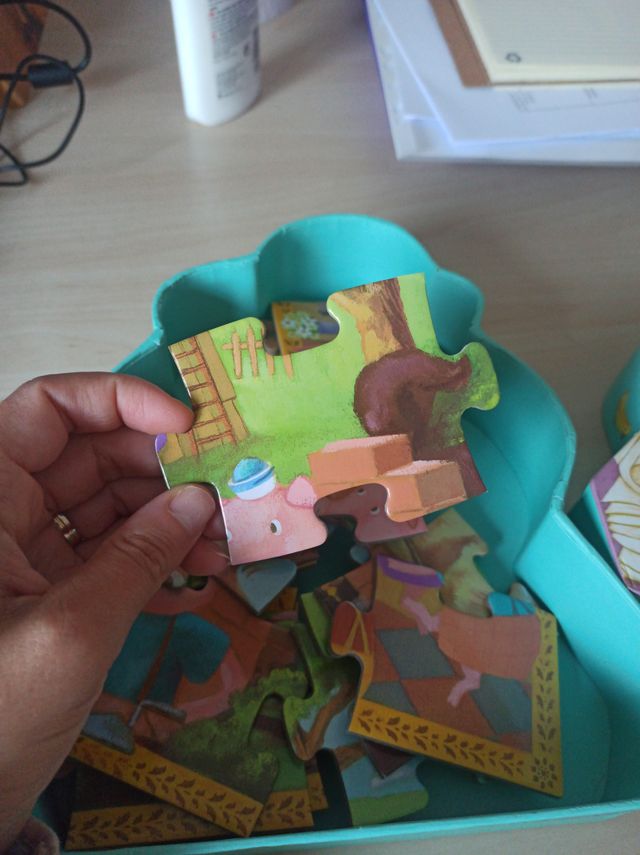 Puzzle Los Tres Cerditos Djeco 24 piezas