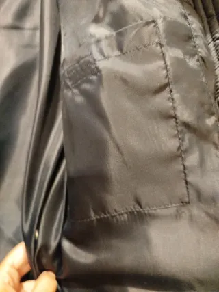 Chaleco acolchado hombre negro