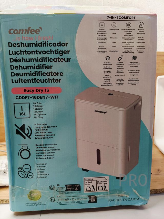 Deshumidificador Easy Dry 16L - Comfee