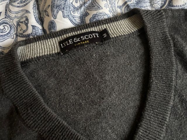 Jersey gris Lyle & Scott V-neck