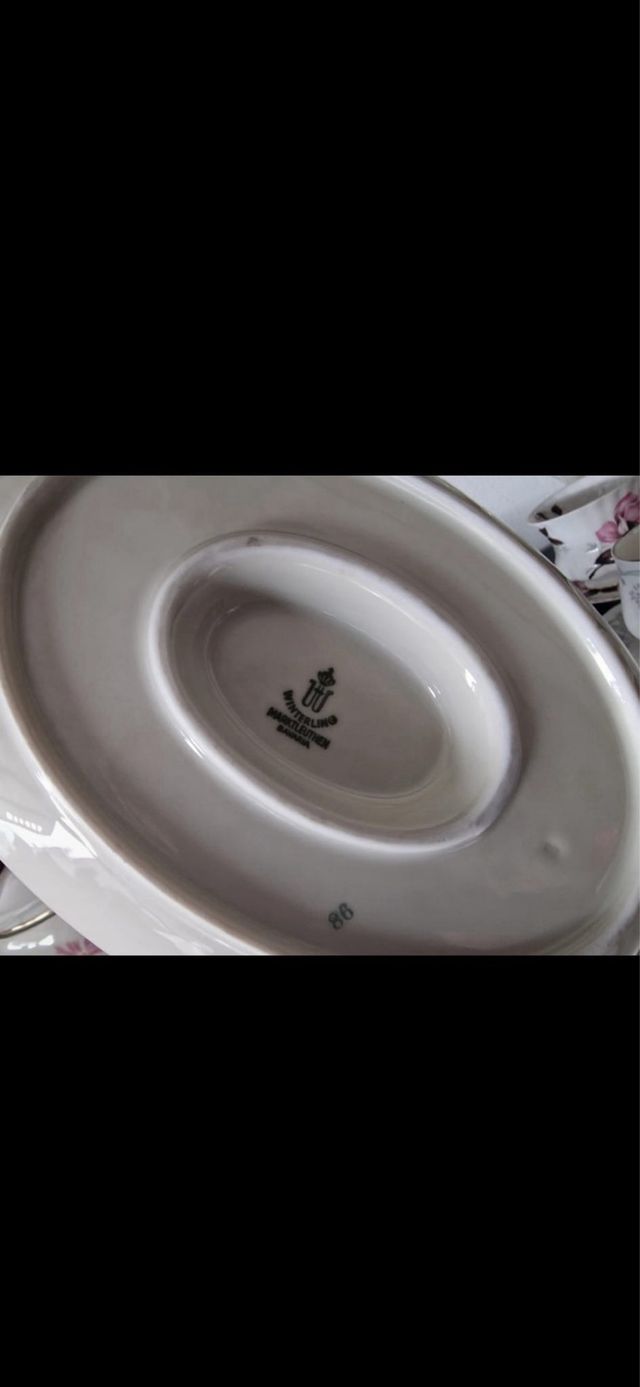 Zuppiera e salsiera Winterling floreale