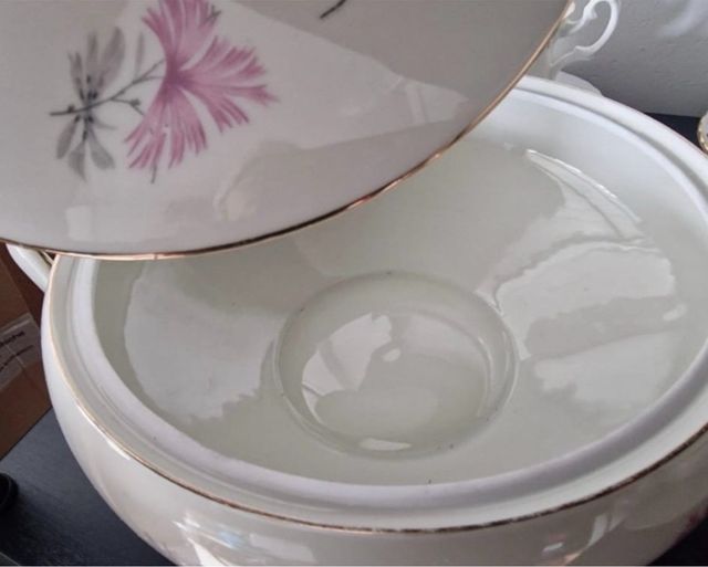 Zuppiera e salsiera Winterling floreale