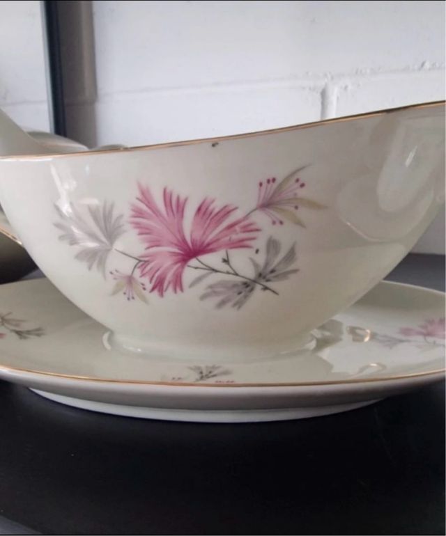 Zuppiera e salsiera Winterling floreale