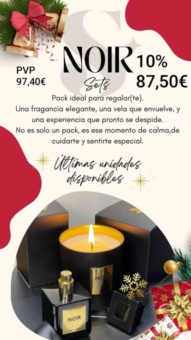 Set Perfume y Vela Noir