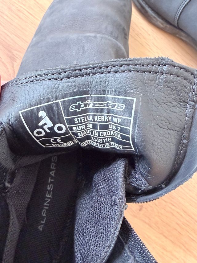 Botas Moto Alpinestars Negras para mujer