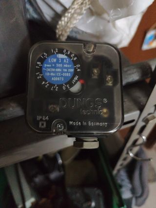 Pressostato aria gas DUNGS LGW 3 A2