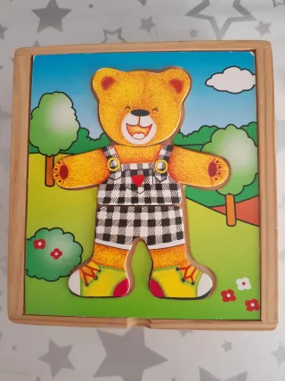 Puzzle de Osos de Madera