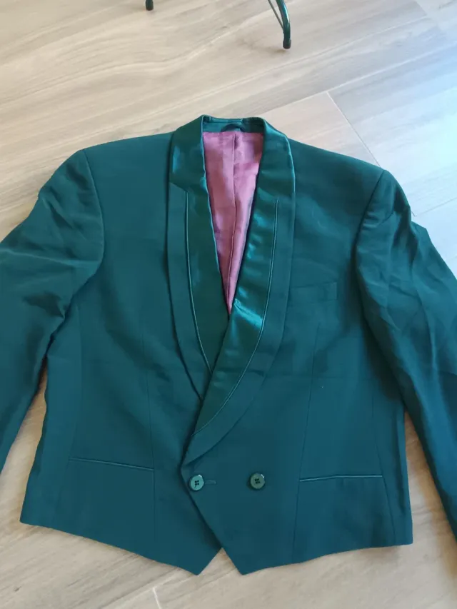 Giacca uomo vintage verde
