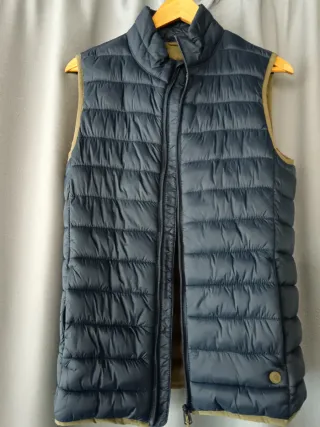 Chaleco acolchado hombre azul