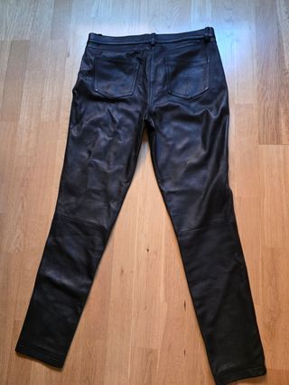 Pantalón de cuero Pedro del Hierro negro