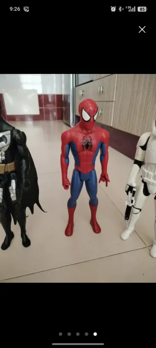 Muñecos Marvel: Spiderman, Batman, Iron Man, Joker