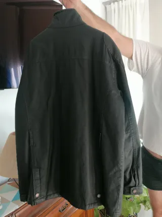 Parka de Invierno Verde Oliva con cinturon